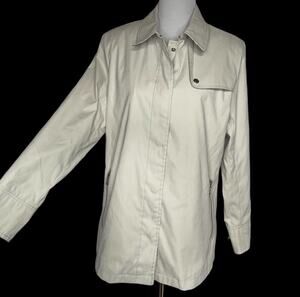 Regent Park Khaki Light Trench Style Jacket Sz Lg